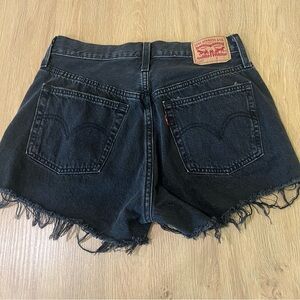501’s Levi's Black Shorts